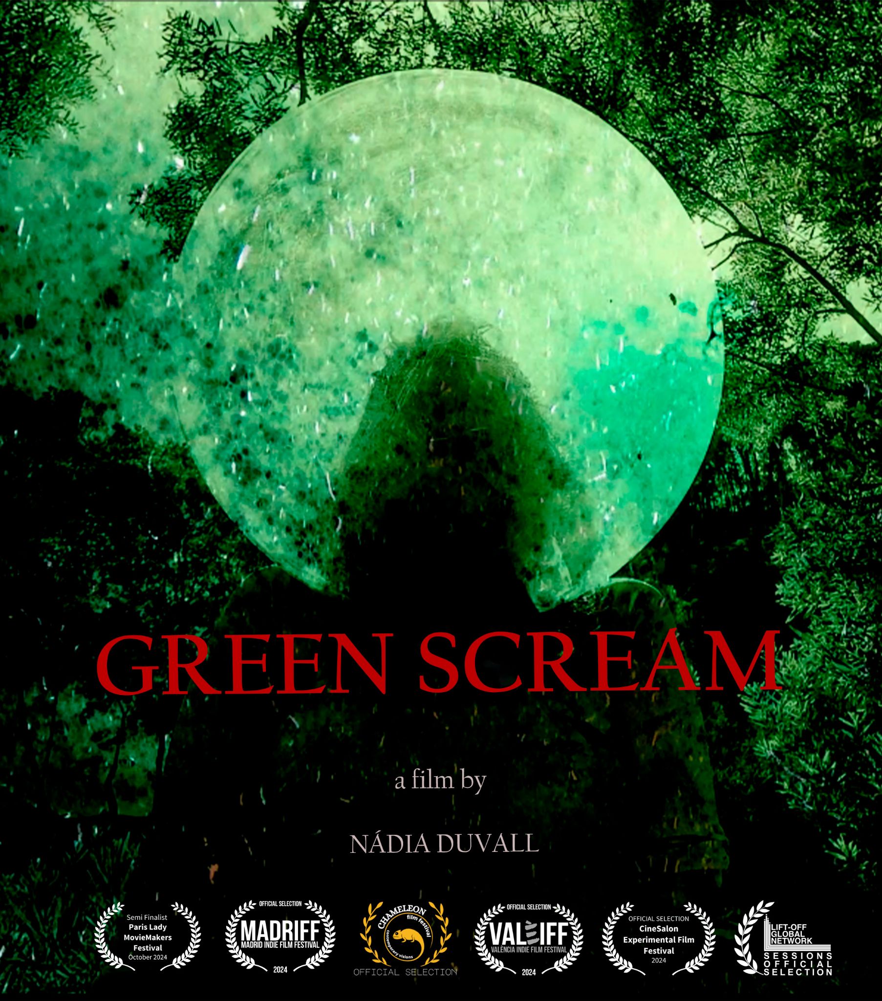 Cartaz green scream com Laurels 6